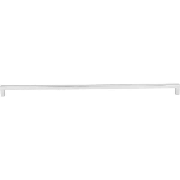 448 Mm Center-to-Center Polished Chrome Square Stanton Cabinet Bar Pull